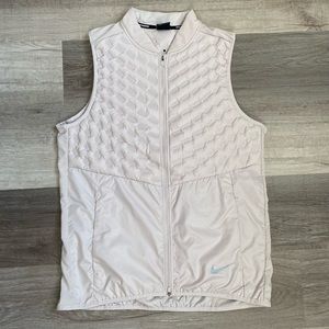 Nike Aeroloft Reflective Lightweight Tan Running Vest Men’s Medium